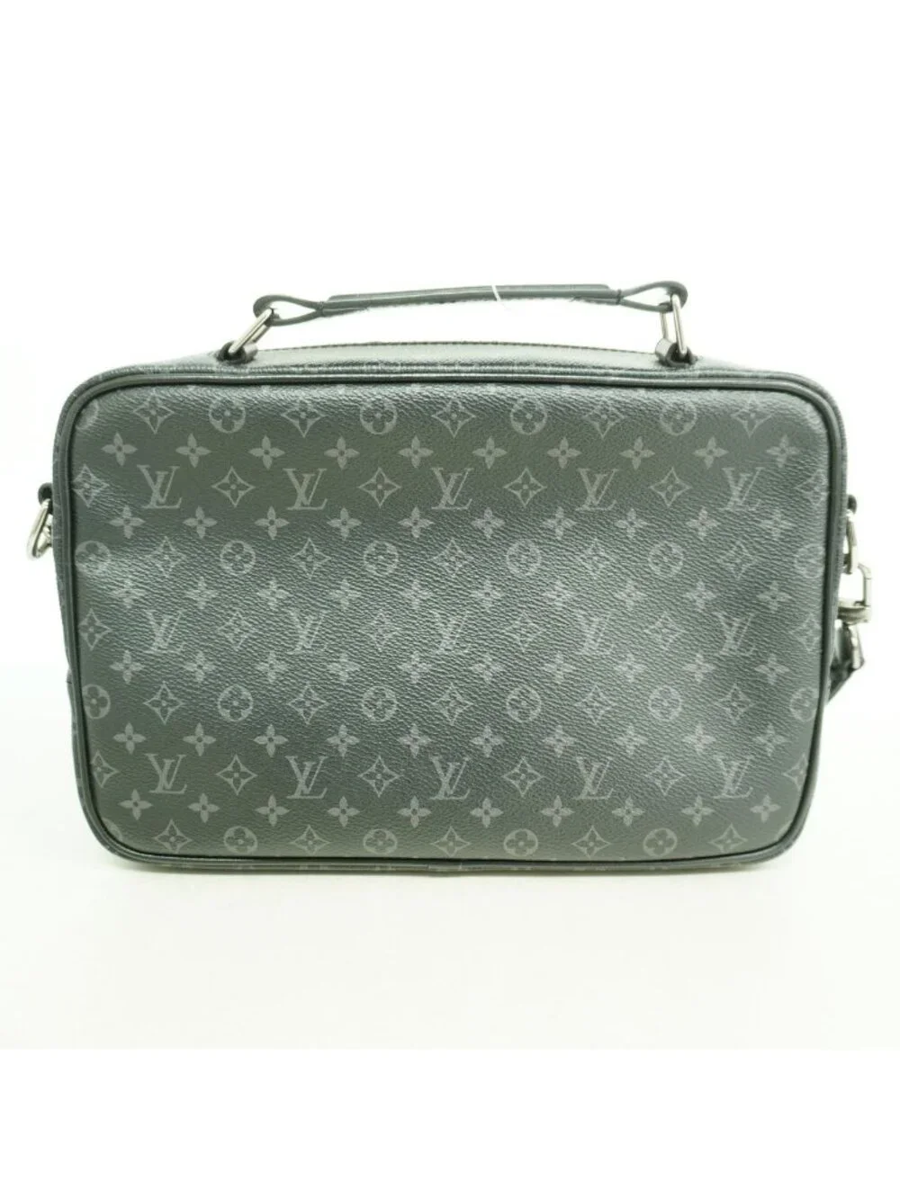 Louis Vuitton Handbag Monogram Eclipse Patchwork Messenger Multi Pocket Black